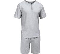 Erwin Müller Single-Jersey Herren-Shorty 50 grau/weiß