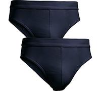 Erwin Müller Single-Jersey Herren-Slip im 2er-Pack blau 9