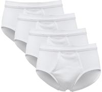 Erwin Müller Feinripp Herren-Slip im 4er-Pack weiss 6