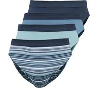 Erwin Müller Single-Jersey Herren-Slip im 4er-Pack blau 10