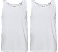 Erwin Müller Herren Unterhemd Single-Jersey 2er-Pack weiß Größe 9 - weich, dehnbar, fromtreu