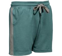 Erwin Müller Interlock-Jersey Damen-Freizeithose, kurz 36 / 38 petrol-grau