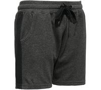 Erwin Müller Interlock-Jersey Damen-Freizeithose, kurz 44 / 46 anthrazit meliert-schwarz