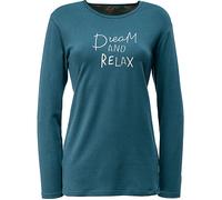 Erwin Müller Mix & Match Single-Jersey Damen-Langarmshirt 46 petrol