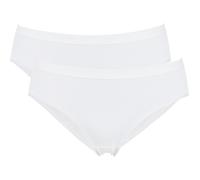 Erwin Müller Single-Jersey Damen-Slip im 2er-Pack weiss 42