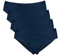 Erwin Müller Single-Jersey Damen-Slip im 4er-Pack 36 marine