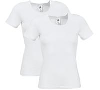 Erwin Müller Single-Jersey Damen-Unterhemd, 1/2-Arm im 2er-Pack 42 weiß