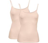Erwin Müller Single-Jersey Damen-Unterhemd im 2er-Pack 38 ecru
