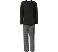 Erwin Müller Single-Jersey Herren-Schlafanzug 50 schwarz
