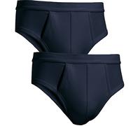 Erwin Müller Single-Jersey Herren-Slip im 2er-Pack 6 marine