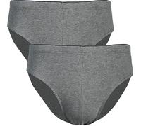 Erwin Müller Single-Jersey Herren-Slip im 2er-Pack 8 grau meliert