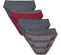 Erwin Müller Single-Jersey Herren-Slip im 4er-Pack 9 anthrazit