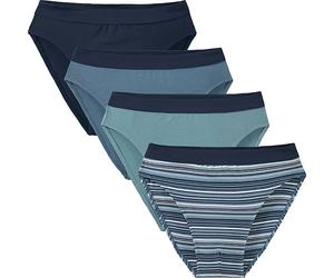 Erwin Müller Single-Jersey Herren-Slip im 4er-Pack 9 jeansblau