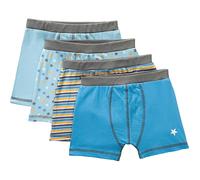 Erwin Müller Single-Jersey Jungen-Pants im 4er-Pack 122 / 128 blau/gelb