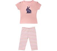 Erwin Müller Single-Jersey Kinder-Shorty 98 / 104 rosa/weiß/grau