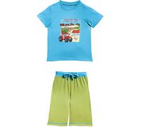 Erwin Müller Single-Jersey Kinder-Shorty 98 / 104 türkis/grün