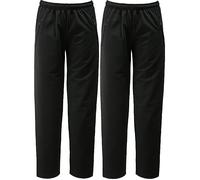 Erwin Müller Sweat Damen-Freizeithose, lang im 2er-Pack 44 schwarz