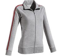 Erwin Müller Sweat Damen-Freizeitjacke 40 / 42 grau meliert