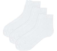 Erwin Müller Unisex-Kurzsocken 3 Paar 39 - 42 weiß