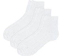 Erwin Müller Unisex-Kurzsocken 3 Paar weiß 43 - 46