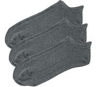 Erwin Müller Unisex-Sneaker-Socken 3 Paar 39 - 42 grau
