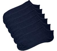 Erwin Müller Unisex-Sneaker-Socken 6 Paar 35 - 38 marine