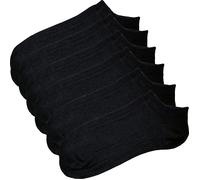 Erwin Müller Unisex-Sneaker-Socken 6 Paar 39 - 42 schwarz