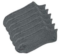 Erwin Müller Unisex-Sneaker-Socken 6 Paar 43 - 46 grau