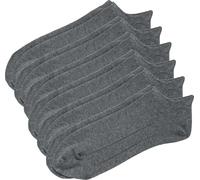 Erwin Müller Unisex-Sneaker-Socken 6 Paar grau 43 - 46