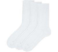 Erwin Müller Unisex-Socken 3 Paar 43 - 46 weiß