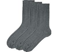 Erwin Müller Unisex-Socken 3 Paar 43 - 46 grau