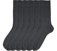 Erwin Müller Unisex-Socken 6 Paar 35 - 38 anthrazit
