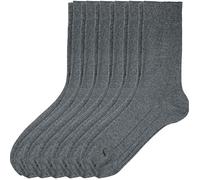 Erwin Müller Unisex-Socken 6 Paar 39 - 42 grau