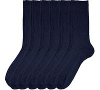 Erwin Müller Unisex-Socken 6 Paar 35 - 38 marine