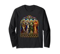Erzengel Michael Raphael Gabriel Uriel Kathedrale Engel Kunst Langarmshirt