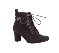 ESGANO-SCHUHE Andrea Conti Trachten Damen Stiefelette - Fanny - schwarz, Taupe, Größe 37