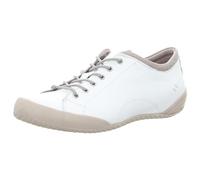 Esgano Schuhe Damen Low Top Sneaker, weiß/Silbergrau, 39 EU