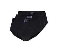 Esge JEANS Feinripp Slip 3er Pack | 6 (L) | Schwarz (ES-0050)