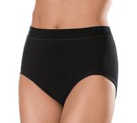 ESGE Damen Taillenslip 5er Pack Größe 44-46, Farbe schwarz