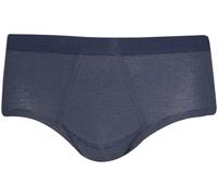 ESGE Herren Slips, 5 Stück, Feinripp Ringel mit Eingriff (M / 5, Blau)