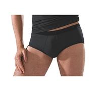 ESGE Herren Slips, 5 Stück, Feinripp Ringel mit Eingriff (XXL / 8, Schwarz)