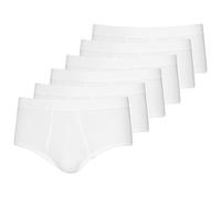 ESGE Herren Slips, 100% Baumwolle, Feinripp, weiss, 6 Stück (XL / (7))