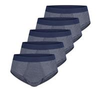 ESGE - Die Wäsche-Macher Slip (5 Stück) ESGE Herren Slips mit Eingriff, FEINRIPP Ringel im 5er Pack, Marine SIZE,3XL / (9)|M / (5)|L / (6)|XL / (7)|XXL / (8)