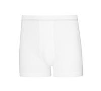 ESGE Retro Short Unterhose mit Eingriff Baumwolle Doppelripp 5er Pack, Weiß, 9