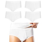 Esge Herren Slip Feinripp 5er Pack (Farbe: weiß / Größe: 10 (4XL))