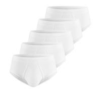 Esge Herren Slips mit Eingriff Feinripp 5er Pack (Farbe: weiß / Größe: 7 (XL))