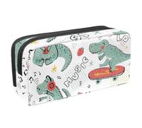 Eslifey Federmäppchen, niedlich, lustig, Katze, Einhorn, Herz, Brille, Kronenmuster, großes Fassungsvermögen, Federmäppchen, Schreibwaren, Stiftebeutel, Mehrfarbig 10, 2.3x8.2x3.9in/6x21x10cm,