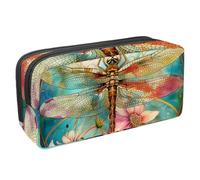 Eslifey Federmäppchen, Sonnenblumenfeld-Gitarre, großes Fassungsvermögen, Federmäppchen, Schreibwaren, Stiftetasche, Mehrfarbig 10, 2.3x8.2x3.9in/6x21x10cm, Kosmetikkoffer