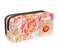 Eslifey Federmäppchen, Sonnenblumenfeld unter Sonnenuntergang, großes Fassungsvermögen, Federmäppchen, Schreibwaren, Stiftetasche, Mehrfarbig 4, 2.3x8.2x3.9in/6x21x10cm, Kosmetikkoffer