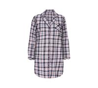 Esmara® Damen Bigshirt, Flanell (Karo/rosa/marine, XS (32/34))